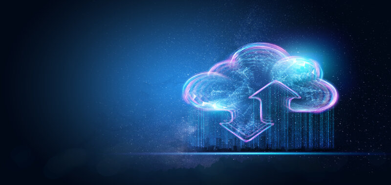 Creative,Background,,The,Image,Of,The,Hologram,Of,The,Cloud,
