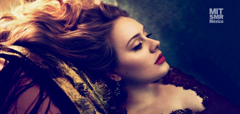 El talento de Adele para vender éxitos a través de su pasión