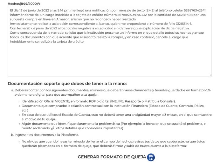 ¿Cómo presentar una queja electrónica ante la Condusef?