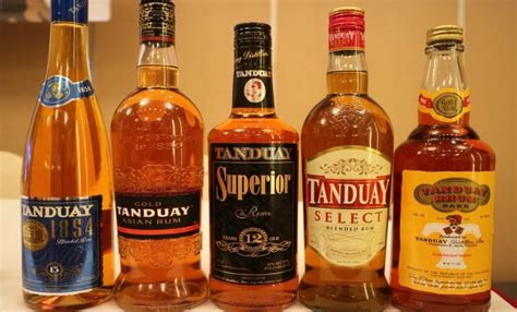 7. La marca más famosa de Ron en el mundo es Tanduay 