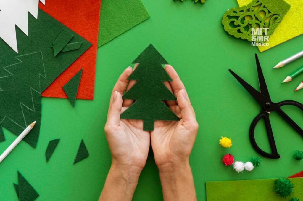 ideas para hacer adornos de navidad sustentables