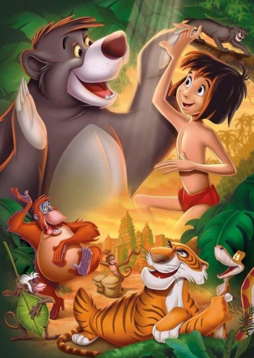 el libro de la selva mowgli y sus amigos