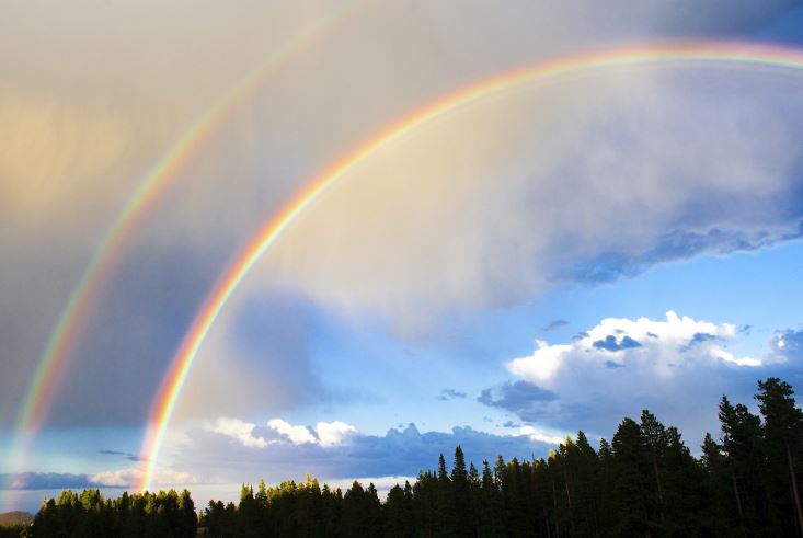 4. Existen los arcoíris dobles