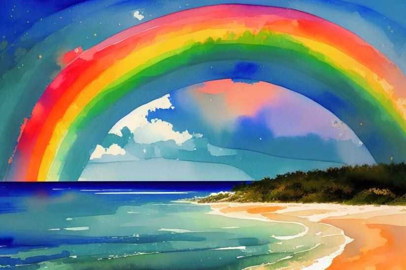 2. Hasta el siglo XVII se supo el origen real de los arcoíris