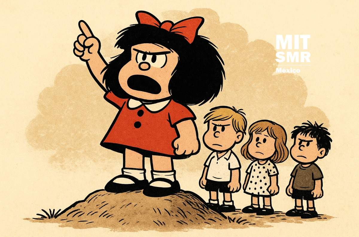 Las 10 mejores frases de Mafalda sobre liderazgo y trabajo en equipo